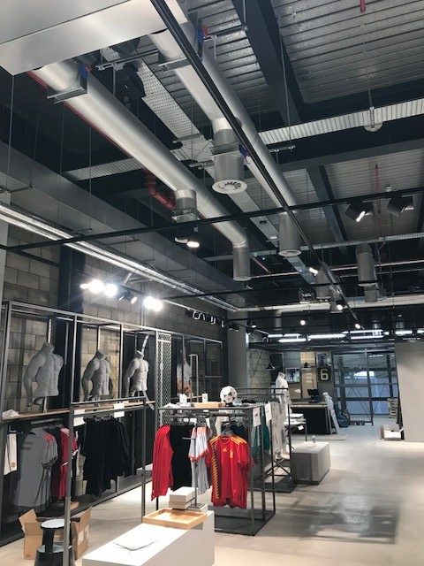 Adidas Flagship Store Westfield London – Ductwork Services (IOW) Ltd